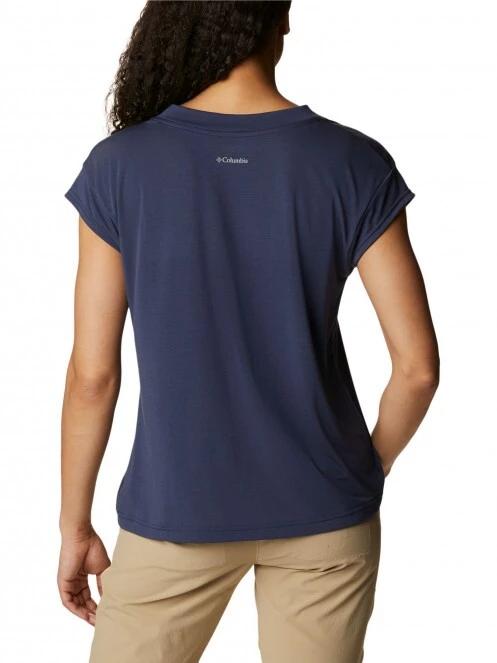 tricou cu maneci scurte pt. femei Columbia Boundless Beauty Tee albastru 4