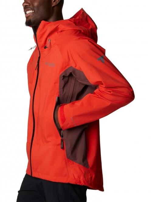 haine de ploaie pt. barbati Columbia Mazama Trail Shell portocaliu 3