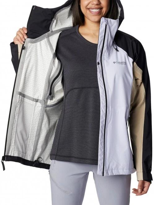 haine de ploaie pt. femei Columbia Mazama Trail Shell violet 5