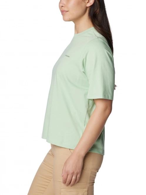 tricou cu maneci scurte pt. femei Columbia North Cascades Graphic Short Sleeve Tee verde 3