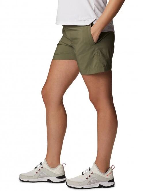 pantaloni scurti pentru drumetii pt. femei Columbia Silver Ridge Utility Short verde 3