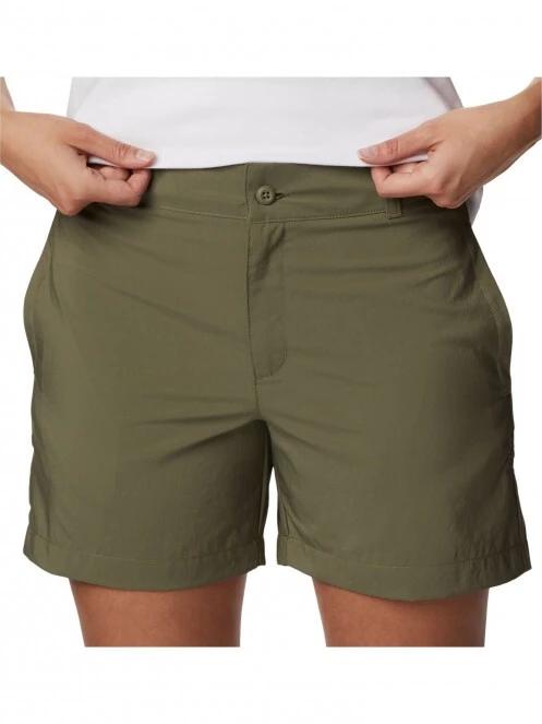 pantaloni scurti pentru drumetii pt. femei Columbia Silver Ridge Utility Short verde 5