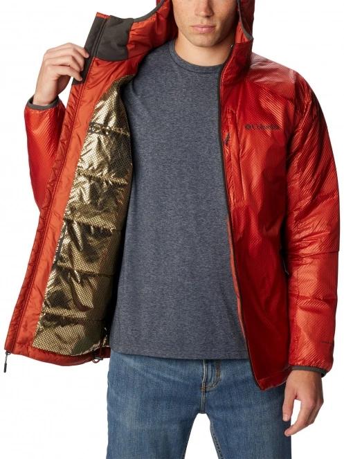 jacheta de strada pt. barbati Columbia Arch Rock Double Wall Elite Hooded Jacket rosu 5