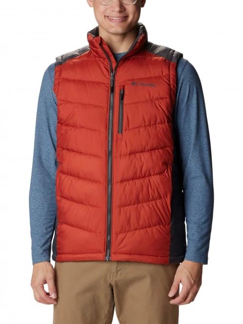 vesta pt. barbati Columbia Labyrinth Loop Vest rosu 2