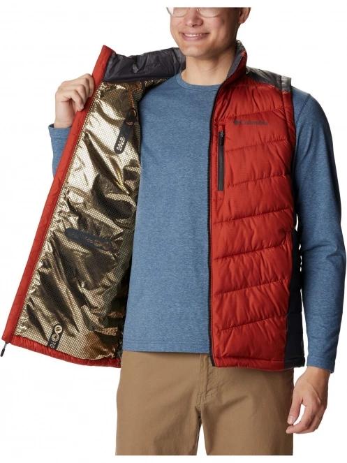 vesta pt. barbati Columbia Labyrinth Loop Vest rosu 5