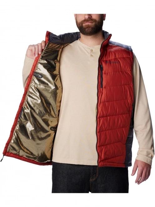 vesta pt. barbati Columbia Labyrinth Loop Vest rosu 5