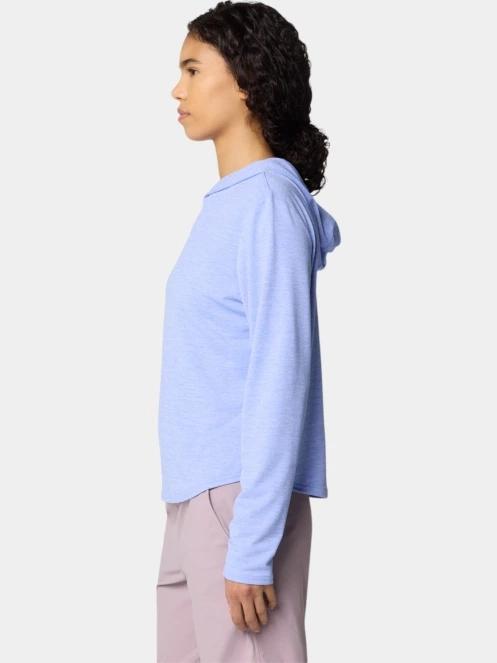 tricou cu maneci lungi, pentru sport pt. femei Mountain Hardwear Sunblocker Long Sleeve Hoody violet 3