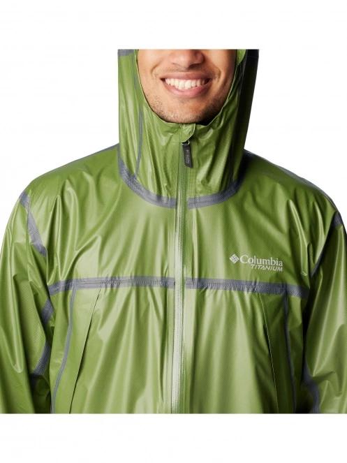 haine de ploaie pt. barbati Columbia Outdry Extreme Wyldwood Shell verde 7
