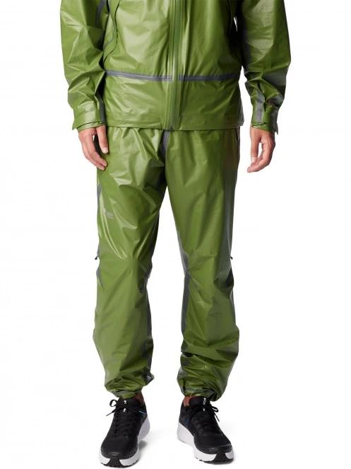 pantaloni de drumetie pt. barbati Columbia Outdry Extreme Wyldwood Rain Pant verde 5