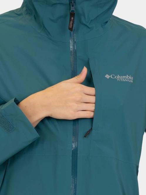 haine de ploaie pt. femei Columbia Ampli-Dry II Shell verde 6