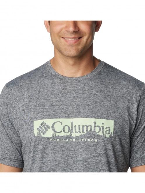 tricou pentru sport, cu maneci scurte pt. barbati Columbia Kwick Hike Graphic Short Sleeve Tee negru 6