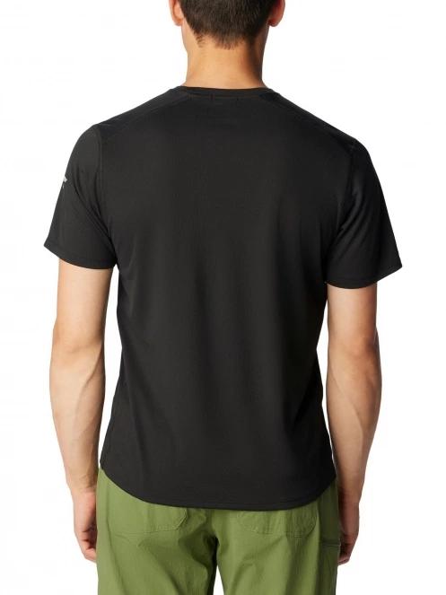 tricou pentru sport, cu maneci scurte pt. barbati Columbia Summit Valley Short Sleeve Crew negru 4