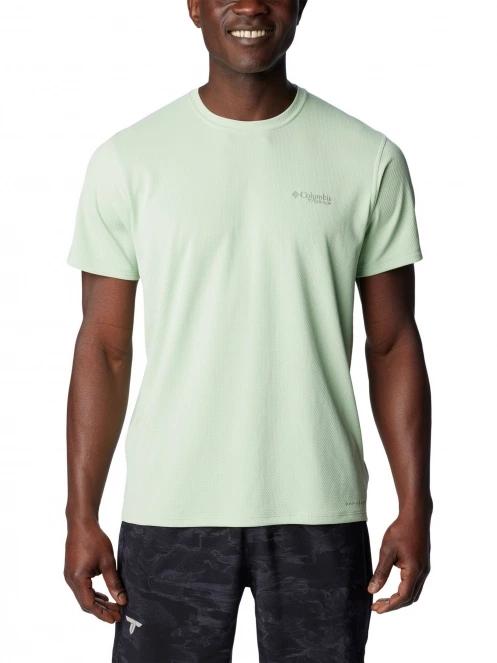 tricou pentru sport, cu maneci scurte pt. barbati Columbia Summit Valley Short Sleeve Crew verde 2