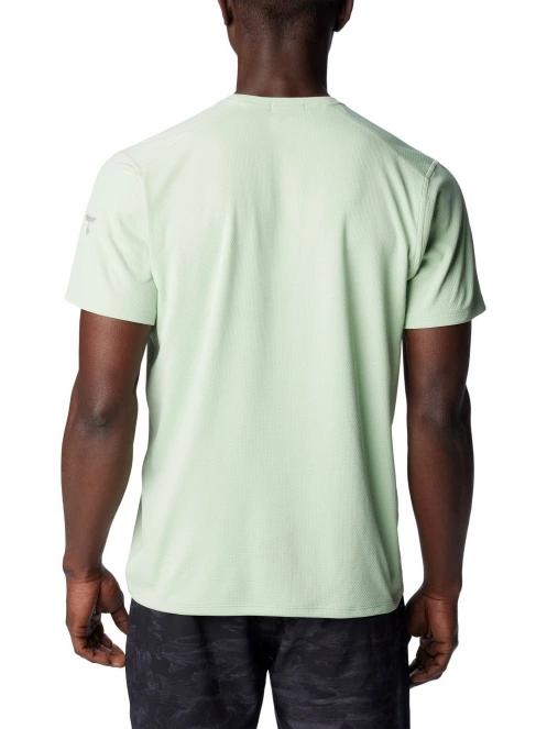 tricou pentru sport, cu maneci scurte pt. barbati Columbia Summit Valley Short Sleeve Crew verde 4