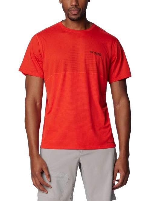 tricou pentru sport, cu maneci scurte pt. barbati Columbia Cirque River Short Sleeve Crew rosu 2