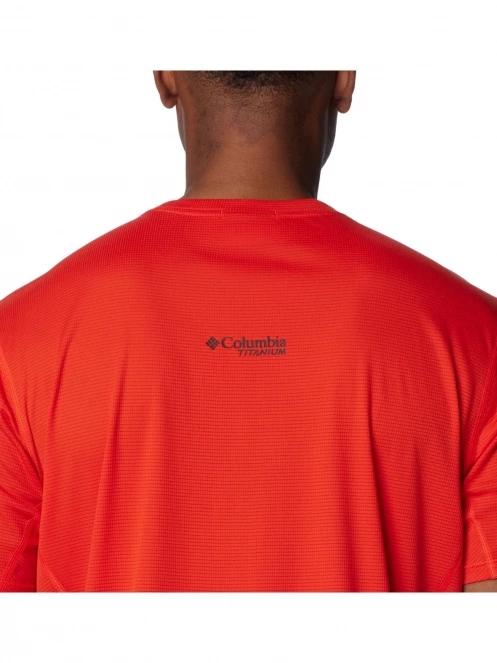 tricou pentru sport, cu maneci scurte pt. barbati Columbia Cirque River Short Sleeve Crew rosu 6