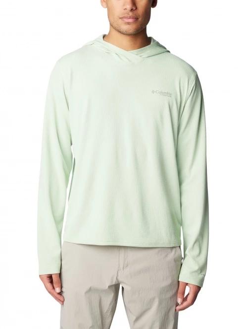 tricou cu maneci lungi, pentru sport pt. barbati Columbia Summit Valley Hoodie verde 2