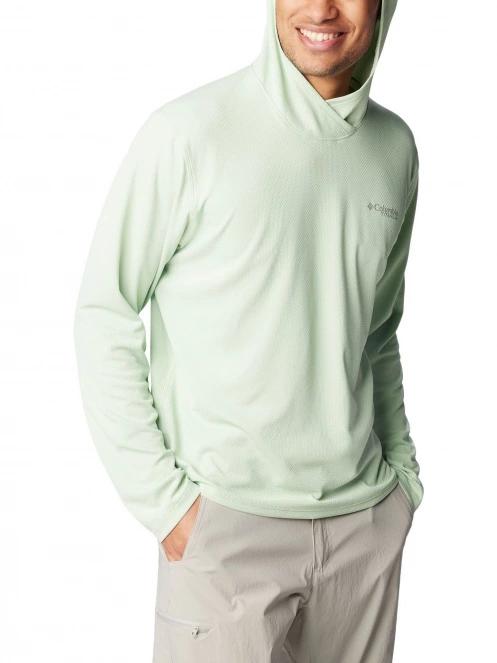 tricou cu maneci lungi, pentru sport pt. barbati Columbia Summit Valley Hoodie verde 5