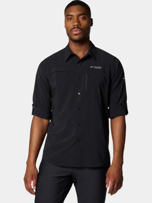 camasa de drumetie pt. barbati Columbia Summit Valley Woven Long Sleeve Shirt negru 9