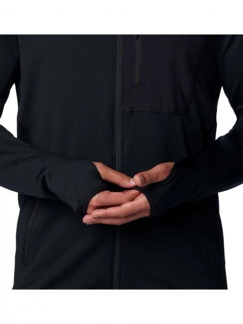 pulover polar pt. barbati Columbia Triple Canyon Grid Fleece Full Zip negru 7