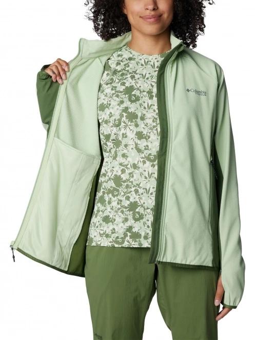 pulover polar pt. femei Columbia Spectre Ridge Full Zip Tech Fleece verde 6