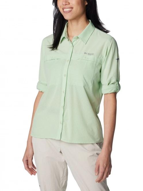 camasa de drumetie cu maneci lungi pt. femei Columbia Cirque River Vented Woven Long Sleeve Shirt verde 5