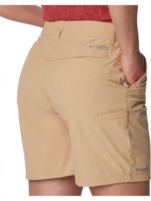 pantaloni scurti pentru drumetii pt. femei Columbia Summit Valley Short nisip 6
