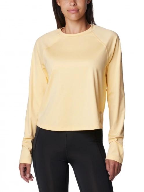 tricou cu maneci lungi pt. femei Columbia Boundless Trek Active Long Sleeve Shirt galben 2