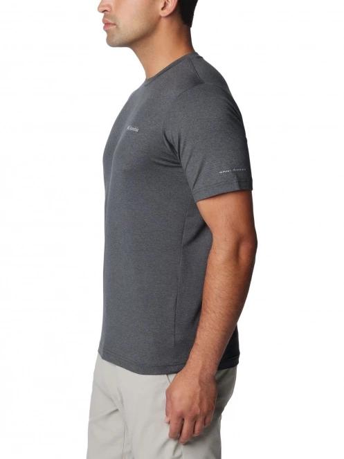 tricou pentru sport, cu maneci scurte pt. barbati Columbia Tech Trail Crew Neck II gri 3