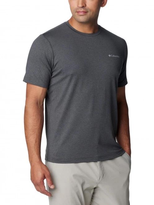 tricou pentru sport, cu maneci scurte pt. barbati Columbia Tech Trail Crew Neck II gri 5