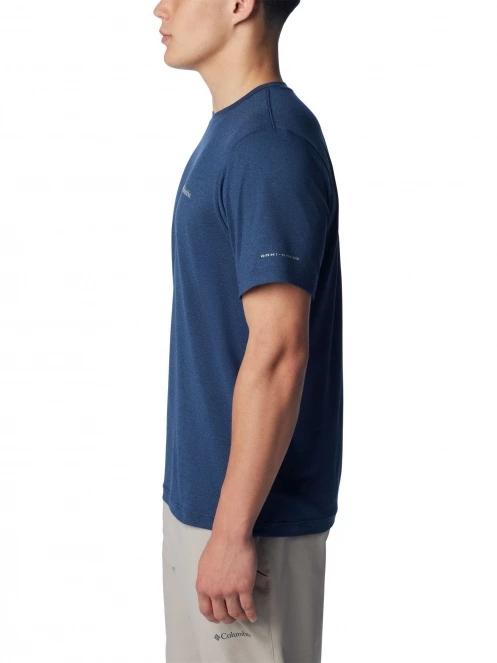 tricou pentru sport, cu maneci scurte pt. barbati Columbia Tech Trail Crew Neck II albastru 3