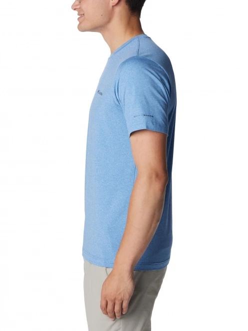tricou pentru sport, cu maneci scurte pt. barbati Columbia Tech Trail Crew Neck II albastru deschis 3