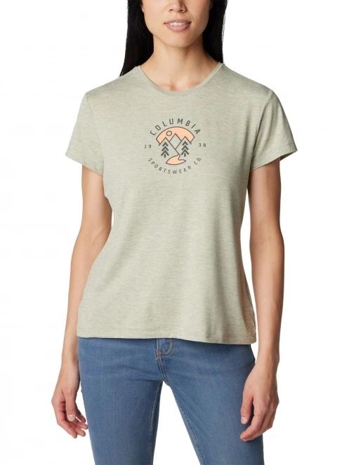 tricou cu maneci scurte pt. femei Columbia Sloan Ridge Graphic Short Sleeve Tee verde 2