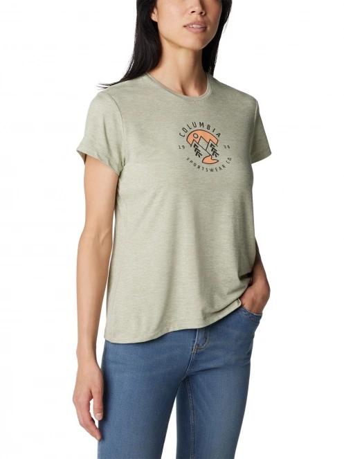 tricou cu maneci scurte pt. femei Columbia Sloan Ridge Graphic Short Sleeve Tee verde 5