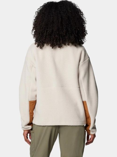 pulover polar pt. femei Columbia Cloud Point Snap Fleece nisip 4