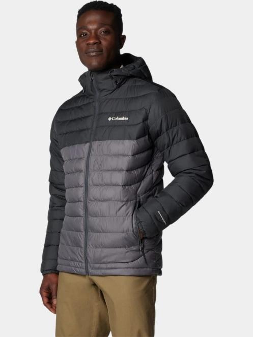 geaca matlasata de tranzitie pt. barbati Columbia Powder Lite II Hooded Jacket gri 3