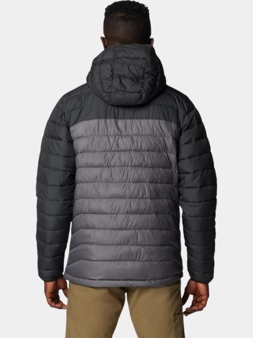 geaca matlasata de tranzitie pt. barbati Columbia Powder Lite II Hooded Jacket gri 4