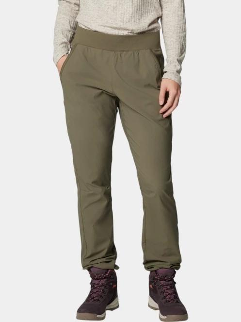 pantaloni de drumetie pt. femei Columbia Leslie Falls Pull-On Pant verde 2