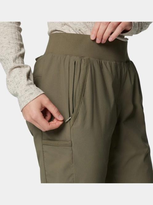 pantaloni de drumetie pt. femei Columbia Leslie Falls Pull-On Pant verde 7