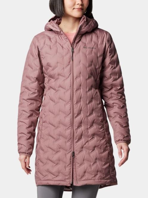 jacheta de puf pt. femei Columbia Delta Ridge II Long Down Jacket violet 2