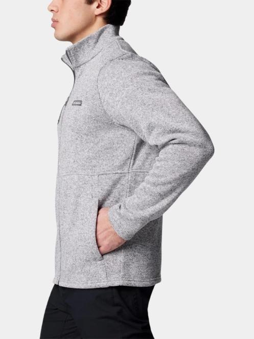 pulover polar pt. barbati Columbia Alto Pass Full Zip Fleece gri 4