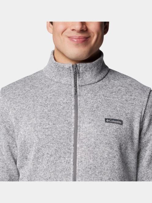 pulover polar pt. barbati Columbia Alto Pass Full Zip Fleece gri 7
