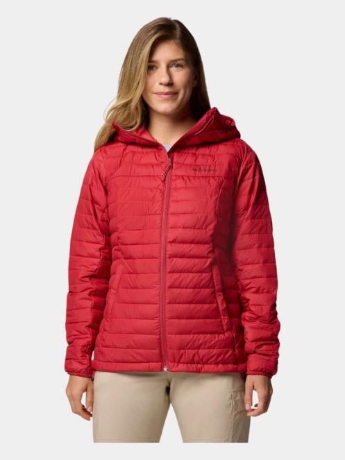 geaca matlasata de tranzitie pt. femei Columbia Silver Falls II Hooded Jacket rosu 2