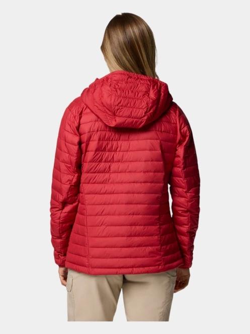 geaca matlasata de tranzitie pt. femei Columbia Silver Falls II Hooded Jacket rosu 4