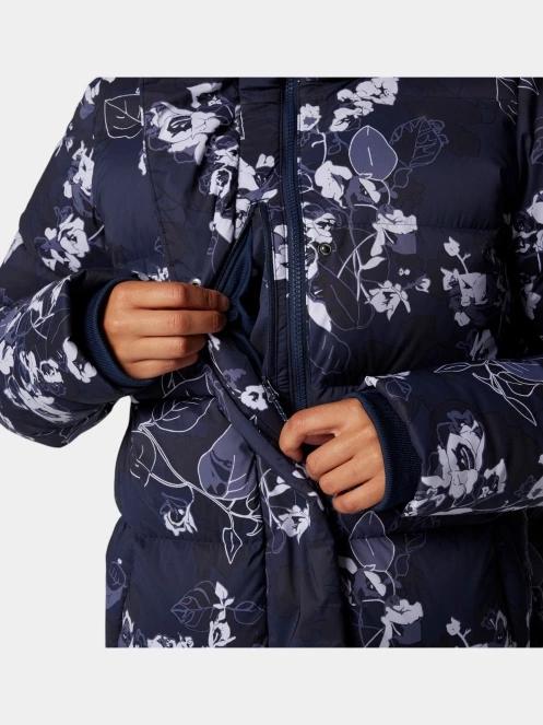 jacheta de iarna pt. femei Columbia Boundless Days Print Long Down Jacket albastru 8