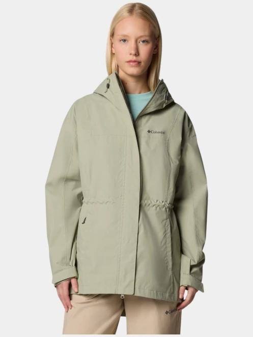 haine de ploaie pt. femei Columbia Hikebound II Long Jacket verde 2