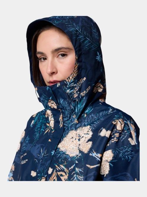 haine de ploaie pt. femei Columbia Hikebound Printed Jacket albastru 7