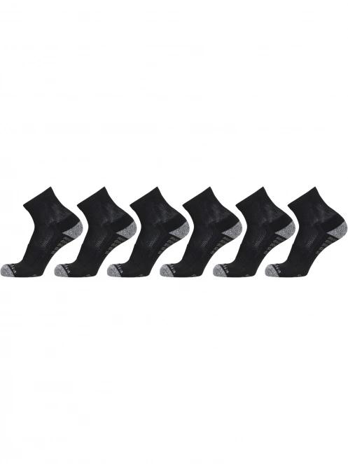 sosete sub glezna pt. barbati Columbia 6PP Fashion Quarter With Pique Footbed negru 2