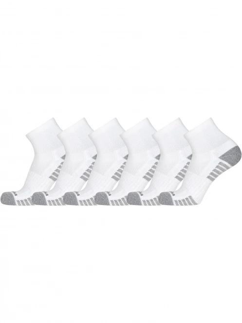 ciorapi pt. barbati Columbia 6PP FASHION QUARTER WITH PIQUE FOOTBED alb 2