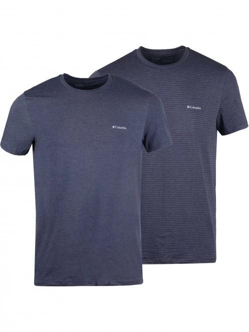 tricou cu maneci scurte pt. barbati Columbia 2PP Performance Cotton Stretch Top albastru inchis 2